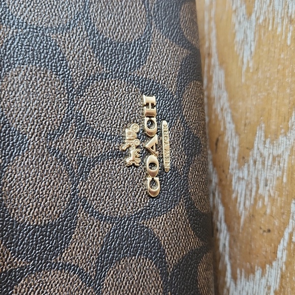 Coach Leather and Canvas Backpack Black & Brown - Picture 2 of 9